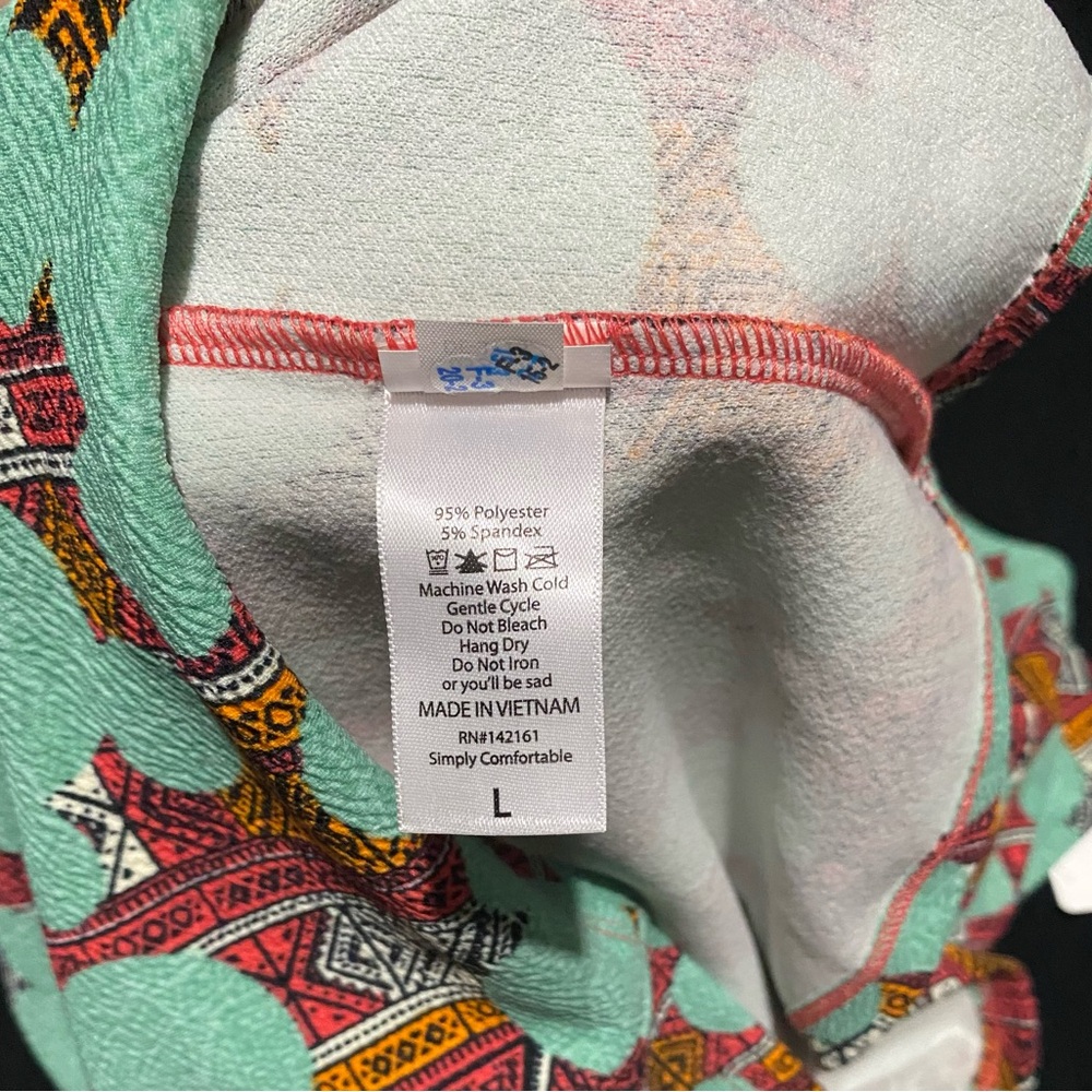 NWT Large Disney high waist stretchy fun skirt Measurements in pics knee length - Picture 8 of 11